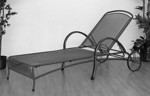 Kovové zahradní lehátko U700