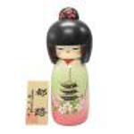 Japonská panenka Kokeshi Miyakoi, 17 cm