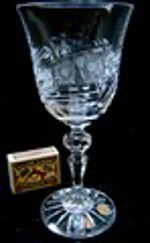 Sklenice Laura na bílé víno s dekorem Kometa 6 ks (170 ml)