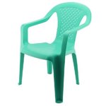 Židlička plast dětská zelená