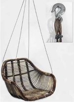 Ratanová designová houpačka DAFNE semambo | RYCHLÉ DODÁNÍ