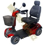 ELEKTRICKÝ ČTYŘKOLOVÝ SKÚTR HS 520 DMA červená metalíza