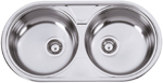 Dřez DUETO 847, 3 1/2", nerezový, leštěný