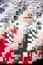 Paruka Santa Claus luxus