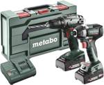 Metabo BS plus SSD200LTBL aku vrtací šroubovák, aku rázový utahovák, 18 V, 2 Ah Li-Ion akumulátor, vč. nabíječky, 685193000