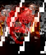 Maska latex Čert blikací