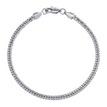 Náramek z chirurgické oceli 4mm x 21,5cm