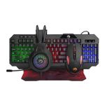 Marvo CM430 CZ/SK, komplet herní, černý, podsvícený