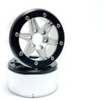 Metsafil 1:10 Crawler ráfky Sixstar stříbrnočerná 1 pár