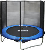 ACRA Trampolína 244cm set s ochrannou sítí a krytem na pružiny