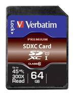 Verbatim Premium paměťová karta SDXC 64 GB Class 10, UHS-I