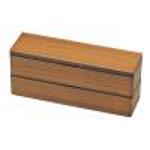 Hakoya Japonský jídlonosič pro muže Bento Slim,  2 x 420 ml