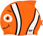 ACRA Čepice koupací dětská silikonová do vody oranžová Nemo