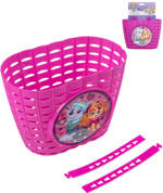 Košík plastový na dětské kolo Tlapková Patrola (Paw Patrol) na řídítka holky