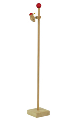 Originální dřevěná hračka - datel na tyči