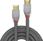 LINDY HDMI kabel Zástrčka HDMI-A, Zástrčka HDMI-A 7.50 m šedá 37875 4K UHD HDMI kabel