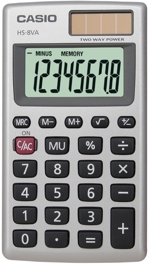 Kalkulačka CASIO HS-8VA, základní