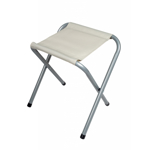 Campingová židlička Acra C3L - bílá-stříbrná