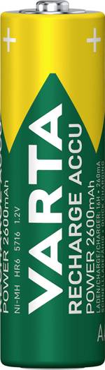 Varta 05716101501 akumulátor AA, Ni-MH, 2600 mAh, 1.2 V, 1 ks