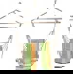 Dimenza zahradní látková houpačka DALIAN - oranžová s limetkou