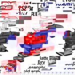 Aku vibrační bruska 20V 90x180mm solo