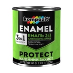 Antikorózny smalt 3 v 1  KOMPOZIT PROTECT  0.75 kg | rôzne odtiene (smaltovacia farba ENAMEL)
