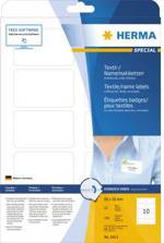 Herma 4412 jmenovky 80 x 50 mm acetátové hedvábí bílá 250 ks přemístitelné laserová tiskárna, barevná laserová tiskárna, kopírka, barevná kopírka