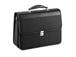 d&amp;n Pánská pracovní textilní aktovka 5668-01 černá