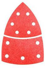 Bosch Accessories 2608607409 univerzální brusný papír na suchý zip, s otvory Zrnitost 120 (d x š) 102 mm x 62.93 mm 10 ks