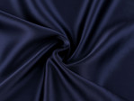 Satén splývavý Rose, barva 8 (71) (180 g/m²) modrá tmavá