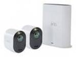 Arlo Ultra 2 Security System - Brána + kamera, kamery - bezdrátové (802.11b, 802.11g, 802.11n, 802.11ac, Bluetooth 4.2 LE) - 2 fotoaparát(y) - bílá