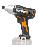 WX291.9 - Aku rázový utahovák 20V 170Nm 1/4" - bez akumulátoru - Powershare