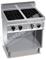 Sklokeramický sporák Bertos E7P4M/VTR gastro