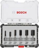 Sada drážkových fréz, dřík 8 mm, 6 ks Bosch Accessories 2607017466