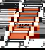 Skříňka dílenská pojízdná s nářadím (302ks) 6 zásuvek TO-58550