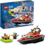 * LEGO City 60373 Hasičská záchranná loď a člun