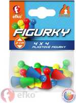 EFKO Figurky barevné Family doplněk ke společenským hrám set 16ks