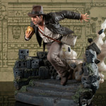 Indiana Jones Raiders of the Lost Ark - Escape with Idol (Deluxe Gallery PVC Statue) 25 cm