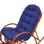 Polstr na houpací křeslo tmavě modrý melír | RYCHLÉ DODÁNÍ