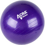 ACRA Míč gymnastický fialový 65cm fitness balon rehabilitační do 130kg