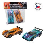 Autička dvě autodráha náhradní 10cm 1:43