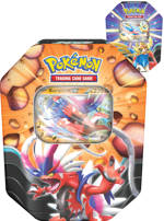 Hra Pokémon TCG Slashing Legends Tin set 4x booster kovový box 2 druhy