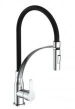 Eisl Carneo černá / lesklý chrom