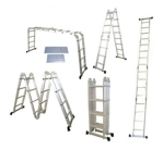 Štafle hliníkové G21 GA-SZ-4x3-3,7m multifunkční   plus  podlážka