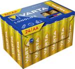 Varta VARTA Longlife AA Cube Pack24 tužková baterie AA alkalicko-manganová, 1.5 V, 24 ks