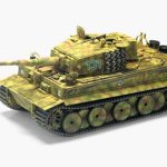 * ACADEMY Model Kit tank 13287 - TIGER-I MID VER. "Anniv.70 Normandy Invasion 1944" (1:35)