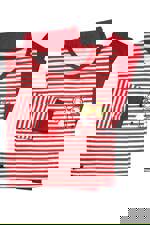 Dívčí bavlněné pyžamo 7-8 let červená