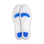 Gelové ortopedické vložky do bot HealMed - průhledné-modré, 41-42