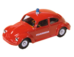 Plechová hračka auto VW brouk hasiči