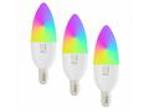 IMMAX NEO LITE SMART sada 3x žárovka LED E14 6W RGB+CCT, stmívatelná, Wi-Fi, Beacon, DO, TUYA
